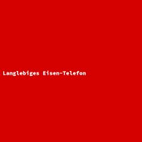 Langlebiges Eisen-Telefon