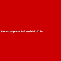 Hervorragende Polyamid-Brille