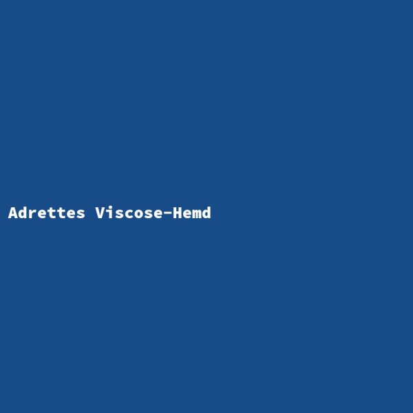Adrettes Viscose-Hemd