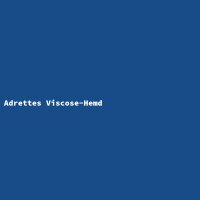 Adrettes Viscose-Hemd