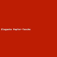 Elegante Papier-Tasche