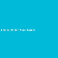Eigenwilliger Glas-Lappen