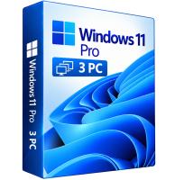 Windows 11 Pro Lizenz für 3 PC
