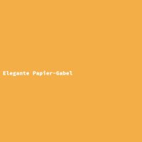 Elegante Papier-Gabel