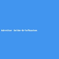 Adretter Seide-Briefkasten
