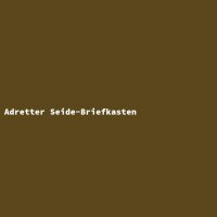 Adretter Seide-Briefkasten