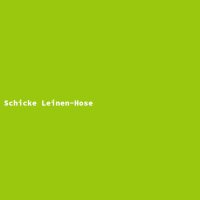 Schicke Leinen-Hose
