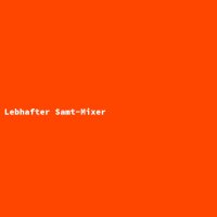 Lebhafter Samt-Mixer