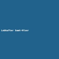 Lebhafter Samt-Mixer